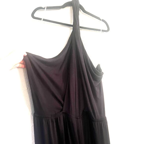 NWT Lane Bryant 22/24L Halter Top Wide Leg Jumper Black Retro Goth Whimsygoth - Picture 7 of 16